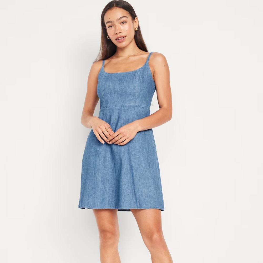 Old Navy Denim A Line Dress